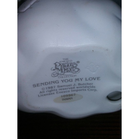 1987 Precious Moments Sending You My Love 109967 ~ Angel ~ No Box - Picture 6 of 6